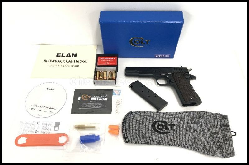 東京)ELAN／エラン コルト M1911 Pre70 モデルガン DUO2カートリッジモデル 2021年版