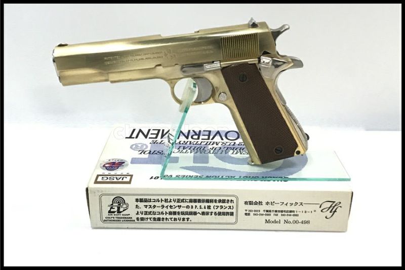 東京)ホビーフィックス コルトガバメント M1911A1 WWII 1942 クアックアクション金属モデルガン