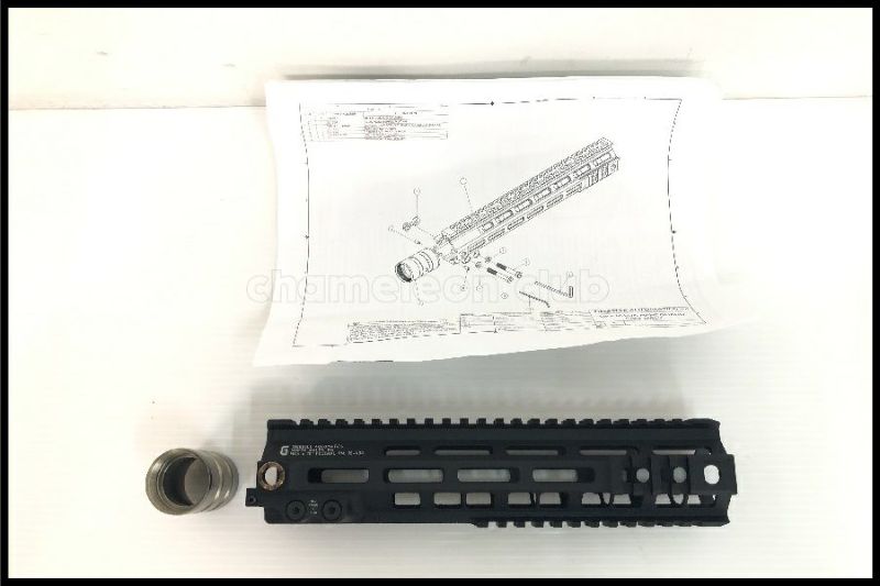 東京)Geissele/ガイズリー 10インチ Super Modular Rail MK4 Federal ハンドガード 実物