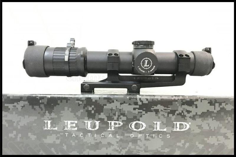 東京)LEUPOLD リューポルド 実物 Mark.6 1-6x20mm CMR-W 5.56mm M6C1,FF 115044 ライフルスコープ  マウント/ケース付