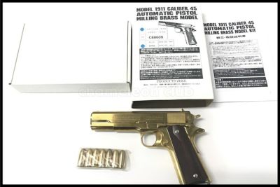 東京)ZEKE M1911コマーシャル MillingBrassモデル 真鍮削り出し完成品 モデルガン