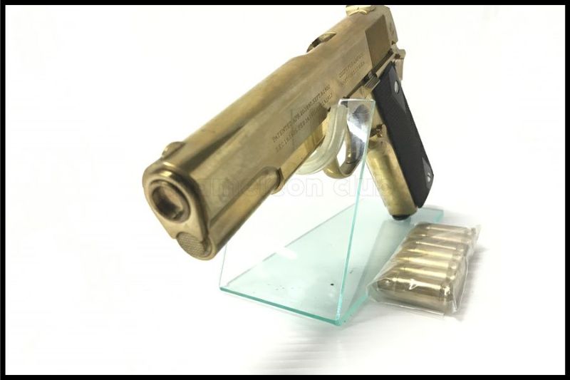 東京)ZEKE M1911コマーシャル MillingBrassモデル 真鍮削り出し完成品 モデルガン