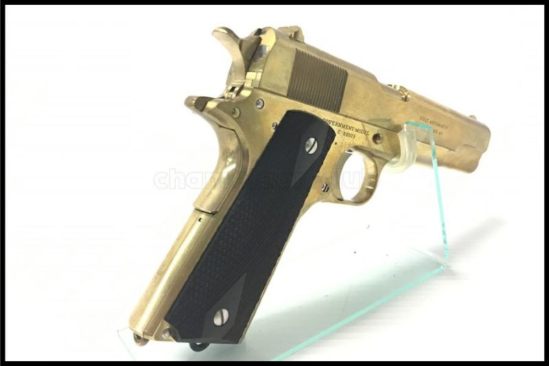 東京)ZEKE M1911コマーシャル MillingBrassモデル 真鍮削り出し完成品 モデルガン