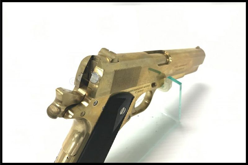 東京)ZEKE M1911コマーシャル MillingBrassモデル 真鍮削り出し