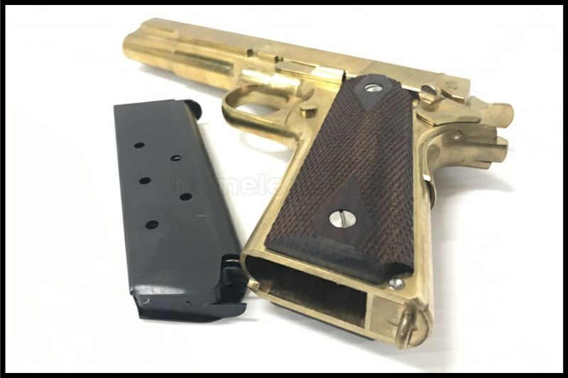 東京)ZEKE M1911コマーシャル MillingBrassモデル 真鍮削り出し
