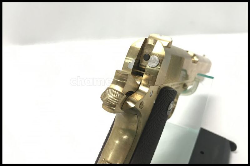 東京)ZEKE M1911A1ミリタリー MillingBrassモデル 真鍮削り出しモデルガン