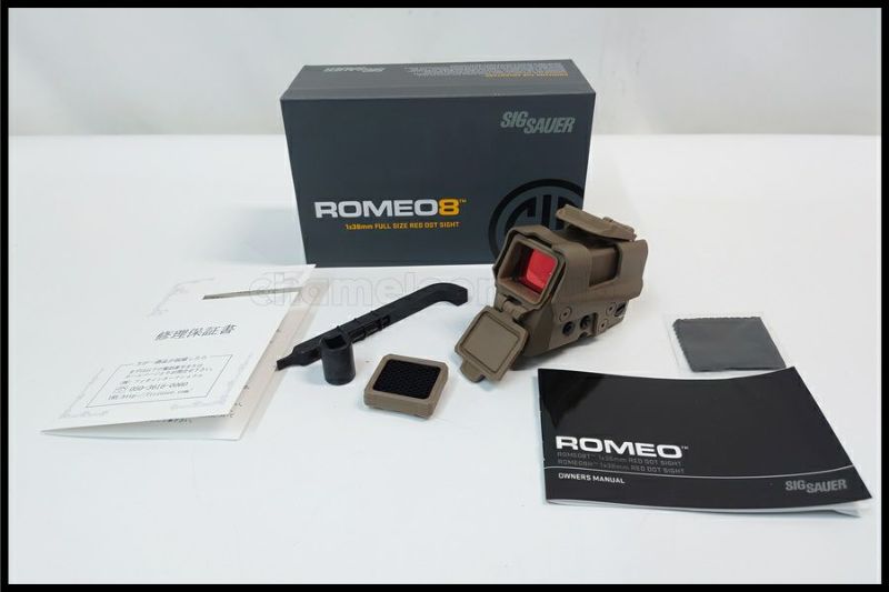 東京)SIG SAUER ROMEO8T 実物ドットサイト SOR81003