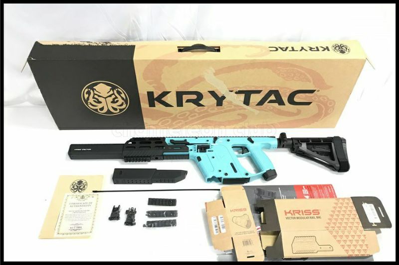 東京)KRYTAC KRISS VECTOR リミテッドエディション ティファニーブルー 実物カスタム 電動ガン クリスベクター