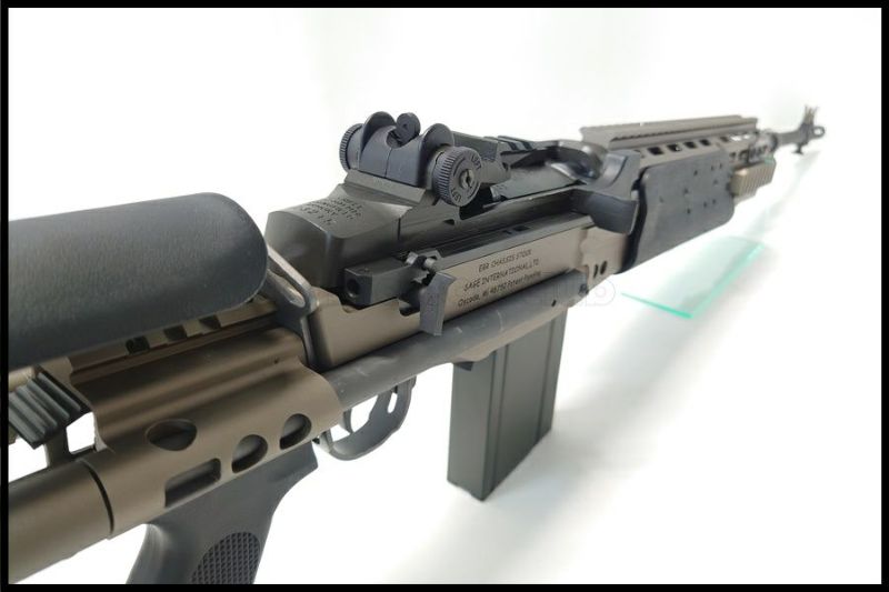 東京)Ra-tech M14 EBR チタニウム Lv3 SFA + SAGE刻印Ver ガスブローバック 付属品多数