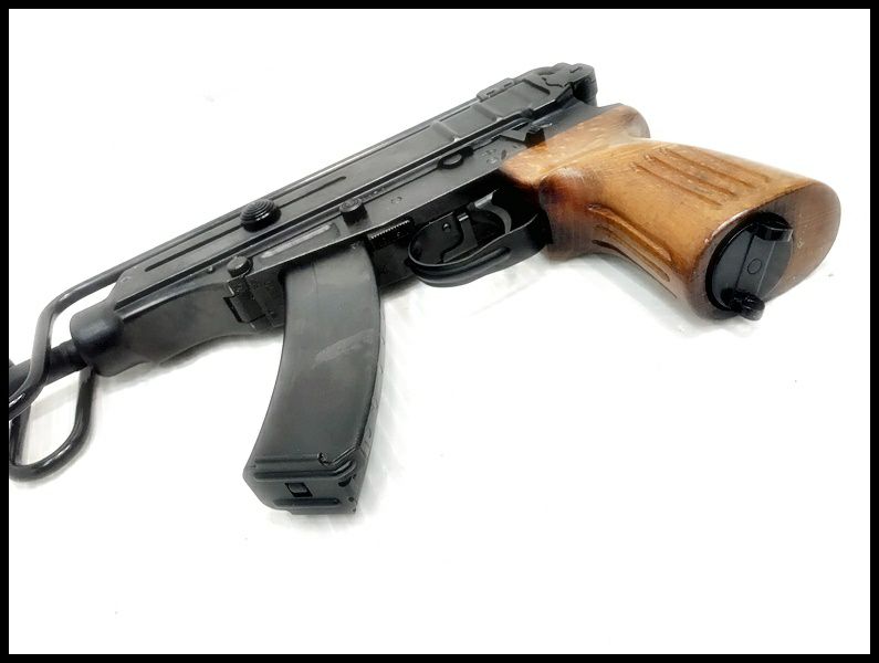 福岡) 無可動銃 Vz.61 スコーピオン ブルー仕上げ