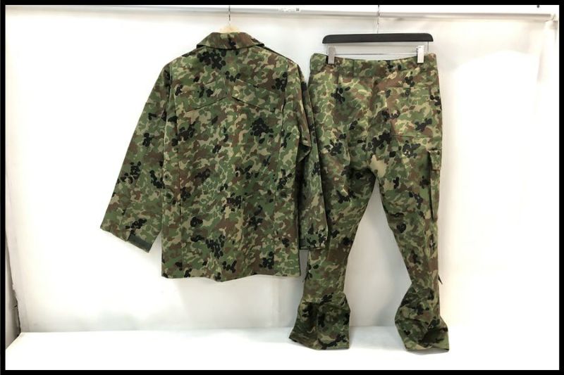 東京)陸上自衛隊 戦闘服3型 迷彩服 上下セット サイズ5A 難燃加工