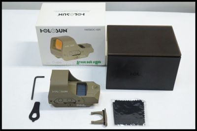 東京)HOLOSUN ホロサン HE510C-GR FDE グリーン ドットサイト 実物