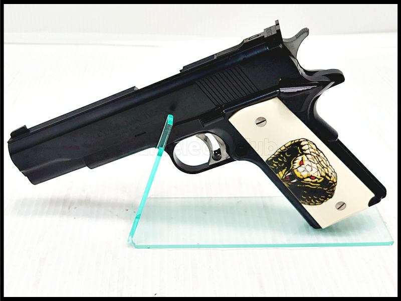 福岡)美品 WA コブラ1911 ロイヤルブルーver. ガスブローバック