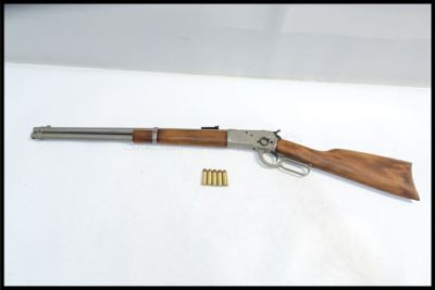 東京)CMC ウィンチェスター M1892 シルバー SMG金属モデルガン 現状品