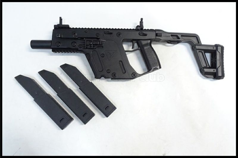 東京)KRYTAC KRISS VECTOR 電動ガン 塗装 カスタム 現状品 予備マガジン付