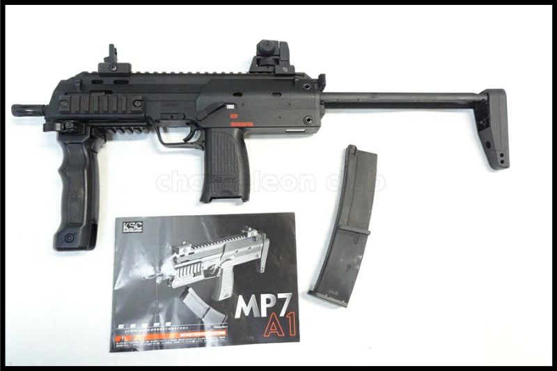 東京)KSC MP7A1 タクティカル BK ガスブローバック