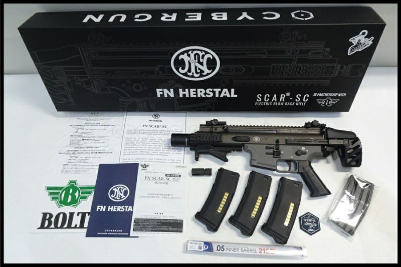 東京)BOLT FN SCAR SC B.R.S.S. リコイルショック電動ガン GREY