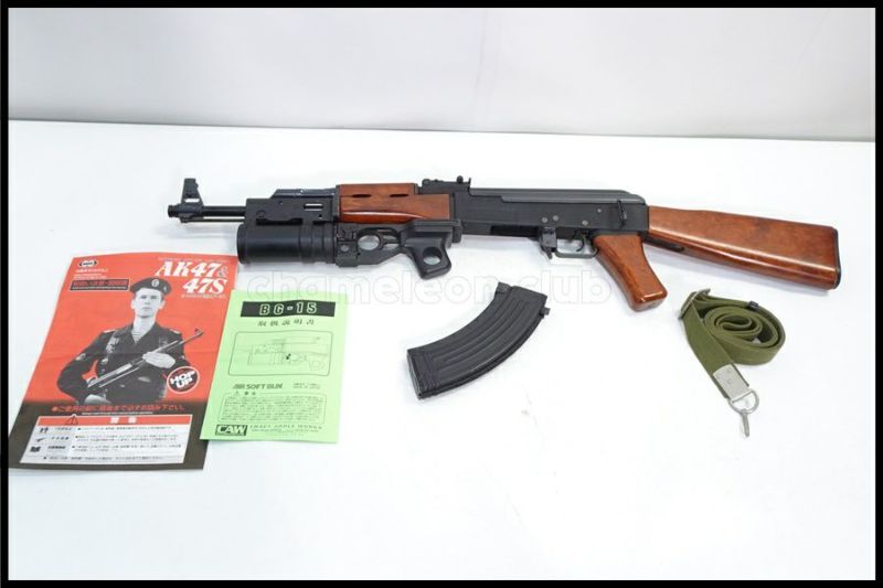 東京)東京マルイ AK47 スタンダード電動ガン CAW BG-15 G&Pメタルフレーム/木製ストック