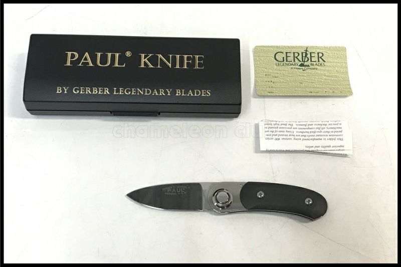 東京)GERBER ガーバー PAUL ポールナイフ MODEL 2 フォールディングナイフ