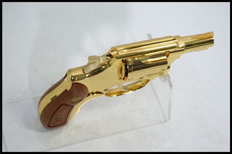 東京)コクサイ S&W M36 チーフスペシャル 24K GOLD SMG金属モデルガン