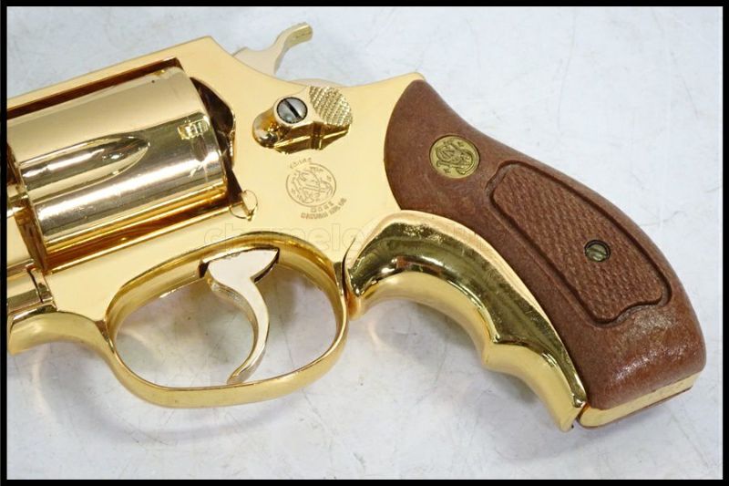 東京)コクサイ S&W M36 チーフスペシャル 24K GOLD SMG金属モデルガン