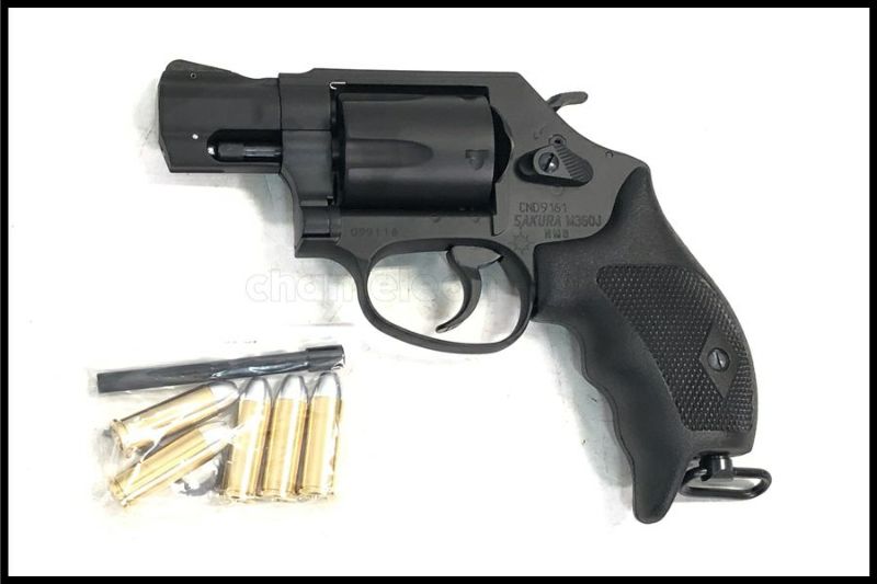 東京)タナカ S&W M360J SAKURA 海上保安庁モデル HWモデルガン Ver.2