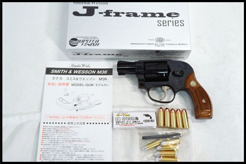 東京)タナカ S&W M49 2インチ ボディガード スチールジュピターフィニッシュ モデルガン 実物グリップ