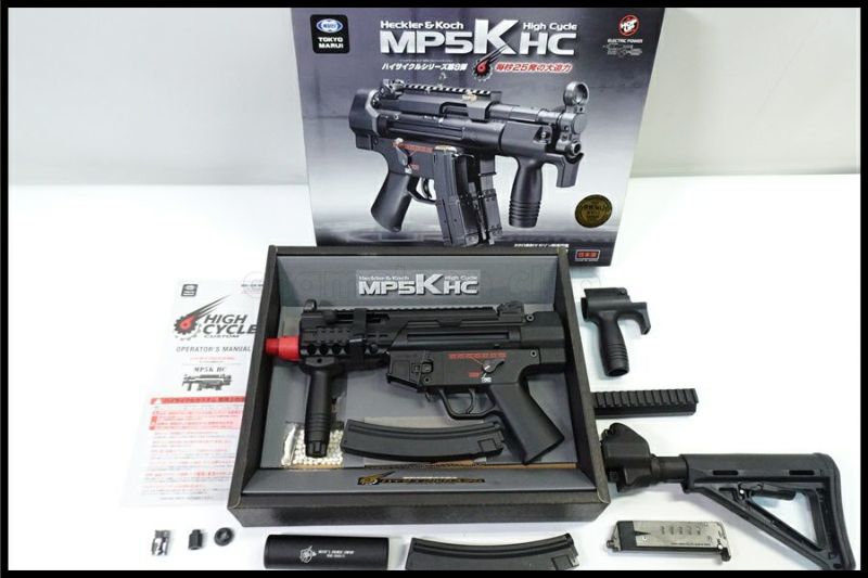 雪の豪奢 東京)東京マルイ MP5K 外装カスタム HCハイサイクル電動ガン トイガン