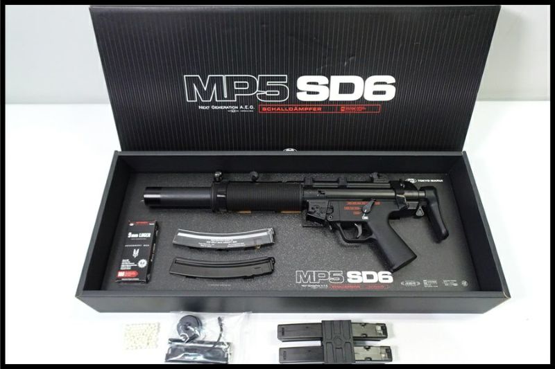 東京マルイ MP5SD6 予備マガジン5個付き♪
