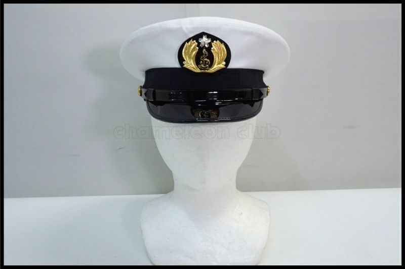 韓国 ファッション通販 東京)BANCROFT/海上自衛隊 サイズ7 正帽 米海軍型 海曹制帽 個人装備