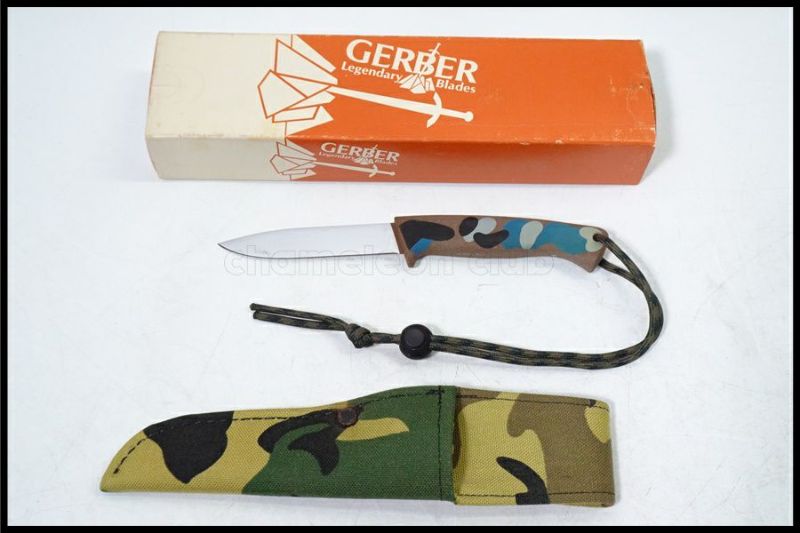 東京)GERBER/ガーバー #5205 A400 Camouflage シースナイフ 東京)GERBER/ガーバー #5205 A400 Camouflage シースナイフ