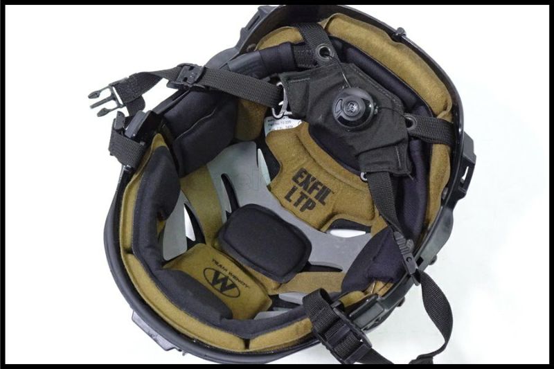 EXFIL LTP タクティカルバンプヘルメット ブラック　使用20時間程度 EXFIL LTP タクティカルバンプヘルメット ブラック 使用20時間