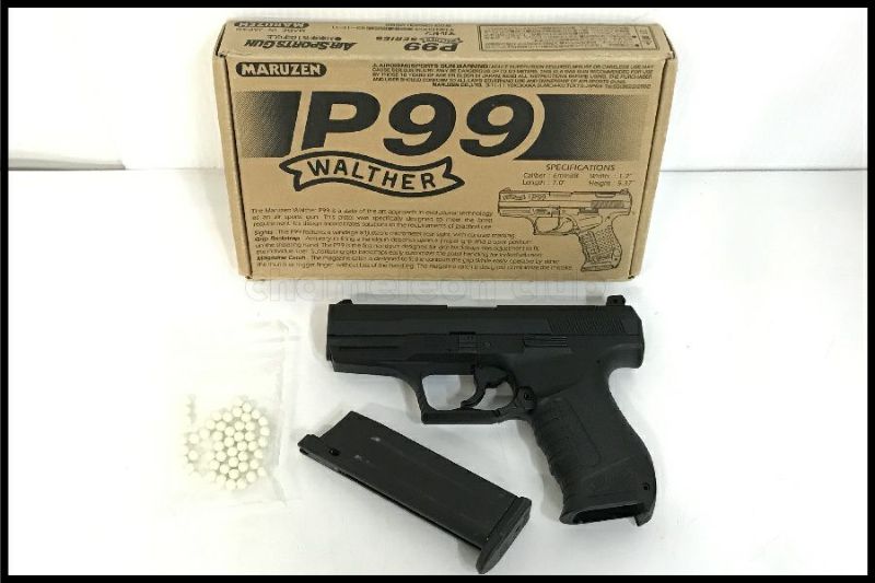 東京)マルゼン ワルサー P99 ブラックモデル ガスブローバック