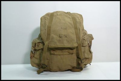 東京)米軍実物 BAKER LOCKWOOD マウンテンリュック 1942 WWII当時物 フレーム付