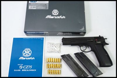 東京)マルシン Cz75 排莢式 ガスブローバック 予備マガジン付 現状品