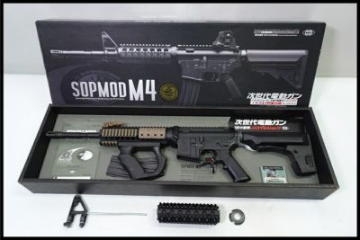 東京)東京マルイ SOPMOD M4 次世代電動ガン カスタム品