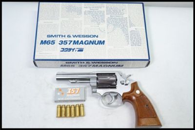 東京)コクサイ S＆W　M65　357マグナム　4インチ　ABSモデルガン　木製グリップ