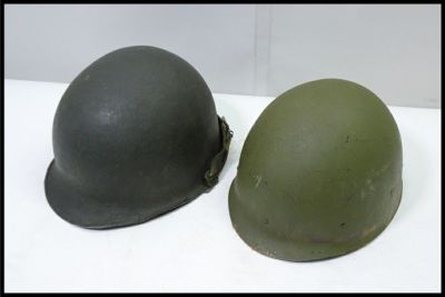 東京)米軍放出品 M1ヘルメット一式 実物(3