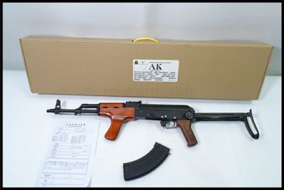 東京)DOUBLE BELL ダブルベル AKMS 電動ガン ルーマニアンストック AK022 リアルウッド