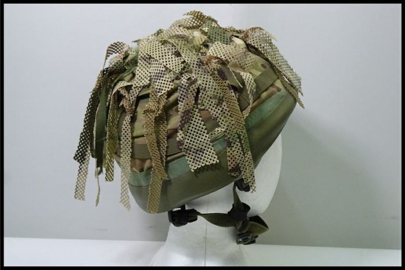 気質アップ イギリス軍M76パラトルーパーヘルメット DPMカバー付