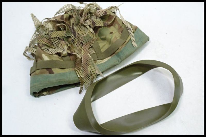 イギリス軍　Mk7ヘルメット　マルチカム迷彩カバー付き イギリス軍 Mk7ヘルメット マルチカム迷彩カバー付き（訳あり