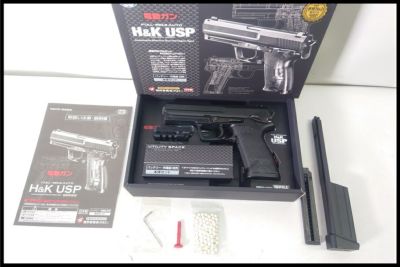 東京)東京マルイ USP 電動ハンドガン 拡張マガジン付
