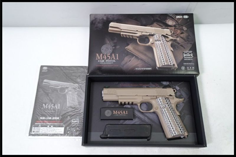 新品 東京マルイ 純正 M45A1 CQB ピストル スライド ブリーチ セット 東京マルイ] M45A1 CQBピストル 2トーン&グリップカスタム ガス