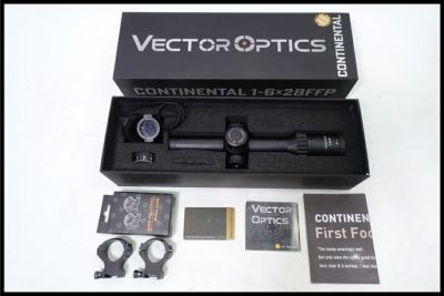 トイガン Vector optics 1-6x28 FFP SCFF-31 34mm Continental x6 1-6x28 FFP Riflescope - Rifle Scopes