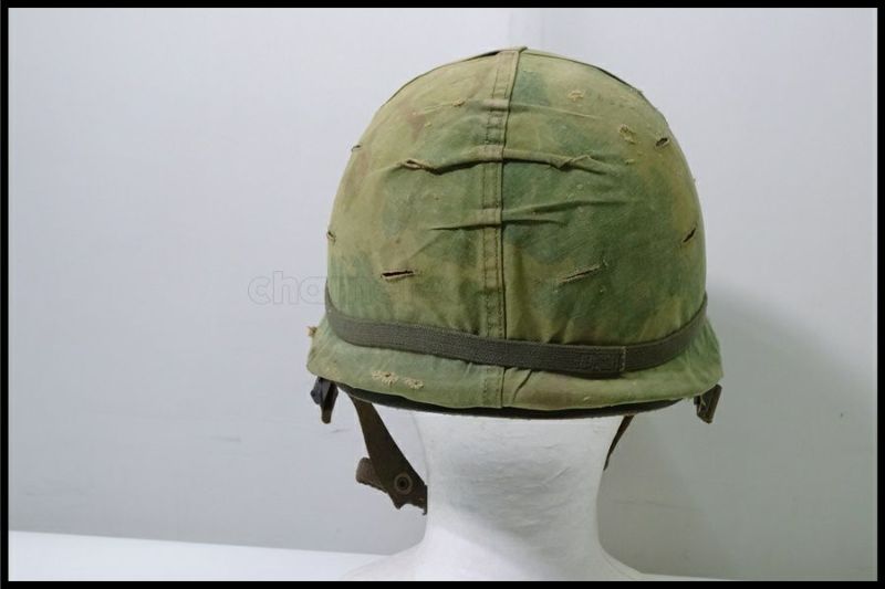 東京)米軍放出品 M1 ヘルメット ライナー/カバー付 実物