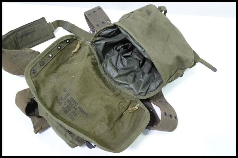 実物 M1961フィールドパック ベルト単品 東京)米軍放出品 M1961 フィールドパック/ポーチ/ベルト