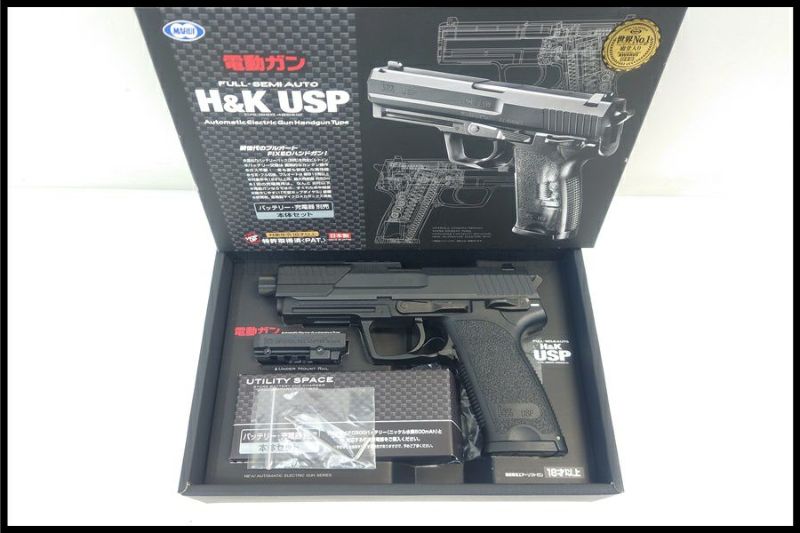 東京)東京マルイ H&K USP 電動ハンドガン マズルアダプタ付