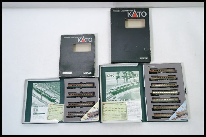 東京)KATO 10-379/380 80系準急 東海/比叡 基本/増結セット Nゲージ
