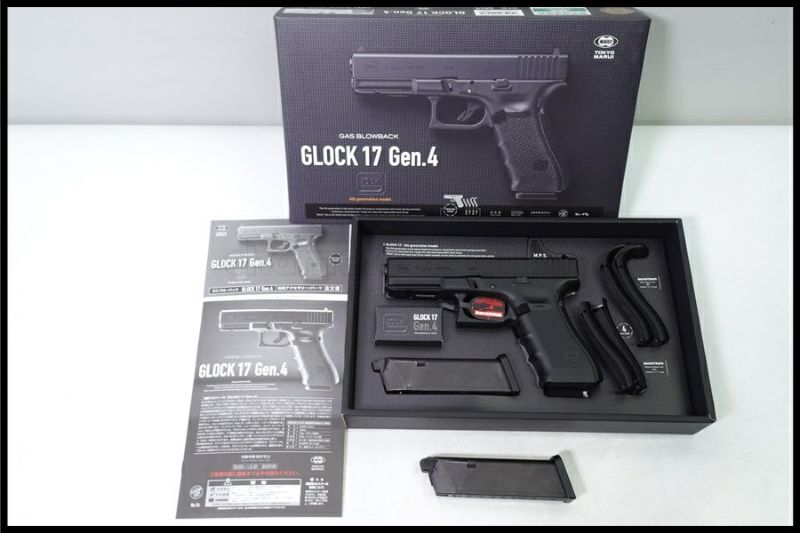 GLOCK 17 Gen.4 ガスブローバック 予備マガジン4本付 東京)東京マルイ グロック17 Gen.4 ガスブローバック 予備マガジン付