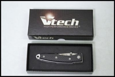 東京)Vtech Gent A1 フォールディングナイフ カーボンハンドル VT16510